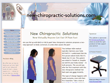 Tablet Screenshot of new-chiropractic-solutions.com
